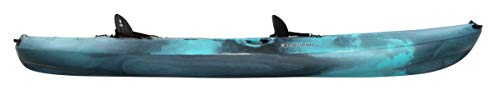Perception Rambler | Sit on Top Tandem Kayak | Recreational Kayak for Two | Storage with Tie Downs