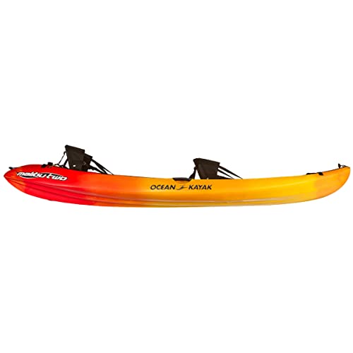 Ocean Kayak Malibu Two Tandem Sit-On-Top Recreational Kayak (Sunrise, 12-Feet)