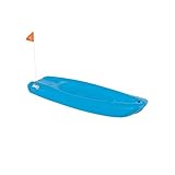 Pelican Solo 6 Feet Sit-on-top Youth Kayak Kids Kayak|Perfect for Kids Comes with Kayak Accessories, Paddle and Safety Flag and Backrest, Cyan Blue