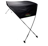 Adventure Canopies Kayak Sun Shade - 10 Foot & Larger Kayaks (Wicked Black, Tarpon: Sit-On w/seat Above top Edge of Kayak)