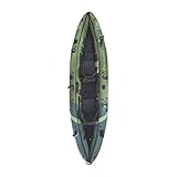 Sevylor Colorado 2-Person Inflatable Fishing Kayak Complete with Paddle & Rod Holders Adjustable Seats and Carry Handle; Kayak Can Fit Trolling Motor