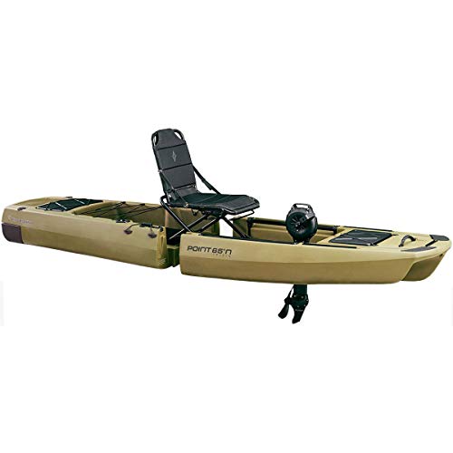 Point 65 Sweden Kingfisher Modular Fishing Kayak, Moss Green