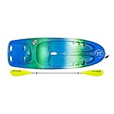 Perception Hi Five | Sit on Top Kids Kayak for Kids up to 120 Lbs. | Youth Kayak with Paddle | 6' 6