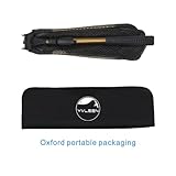 YVLEEN Folding Fishing Net - Foldable Fish Landing Net Robust Aluminum Telescopic Pole Handle and Nylon Mesh 16inch Hoop Size