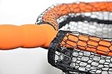 Foreverlast Inc. Generation 2 Non-Snag Floating Fishing Landing Net for Wade Fishing and Fly Fishing, G2 Pro Net, Orange
