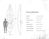 Elkton Outdoors Steelhead Inflatable Fishing Kayak - One-Person Angler Blow Up Kayak, Includes Paddle, Seat, Hard Mounting Points, Bungee Storage, Rigid Dropstitch Floor and Spray Guard