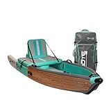 BOTE Deus Aero Inflatable Kayak for Adults & Kids Includes Travel Bag 1 Person Single Rider Blow Up Kayaking for Recreational Fishing Hunting Leisure Multiple Colors