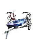 Ruff-Sport Trailer - Galvanized Finish for Kayak, Bicycle, and SUP