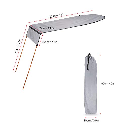 Lixada Kayak Boat Canoe Sun Shade Canopy for Single Person