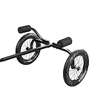 Rambo Bikes Canoe and Kayak Trailer Cart - Heavy-Duty Kayak Cart with 300lbs Maximum Capacity - Extendable Bike Trailer - Adjustable Steel Frame, Padded Contact Points, 16