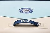 ISLE Switch Inflatable Hybrid Kayak-Stand Up Paddle Board | 2in1- Kayak & Paddle Board Bundle, Incl. Kayak Seat, Paddle, Hand Pump, Travel Bag, 11.6 x 35.5 x 6 in - max. 425 lbs - Aqua/Navy