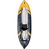 Aquaglide McKenzie 105 Inflatable Kayak - 1 Person Whitewater Kayak,Orange