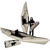 Tucktec Advanced 10 Foot Folding Kayak - Stronger Than a Inflatable Kayak- Ideal for Kayak Fishing - Set up The Foldable Kayak Canoe in 2 Minutes - 1 or 2 Person - Adults and Kids