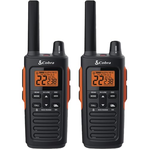 Cobra RX680 2 Watt Rugged Walkie Talkies