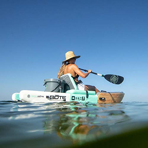 BOTE Deus Aero Inflatable Kayak for Adults & Kids Includes Travel Bag 1 Person Single Rider Blow Up Kayaking for Recreational Fishing Hunting Leisure Multiple Colors