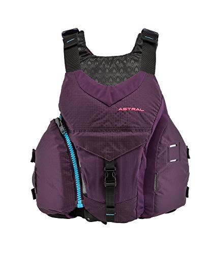 Astral Women's Layla Life Jacket PFD for Whitewater, Sea, Touring Kayaking, Stand Up Paddle Boarding, and Fishing, Eggplant, XS