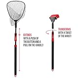 Ego S2 Slider Fishing Net, Ultimate Fishermen’s Tool Telescoping Handle, Replaceable Head, Salt & Freshwater, 2 Year Warranty, 19-21
