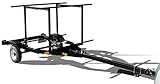 Multi-Sport Multi-Rack Kayak Trailer by Right On Durable Transporting Trailer for Kayaks, Sups, Canoes, Bicycles and More