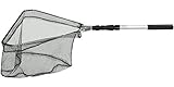 Fishing Landing Net with Telescoping Pole Fishing Net Freshwater Fishing Net for Pond, Handle Full Extended to 50 Inches