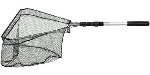 Fishing Landing Net with Telescoping Pole Fishing Net Freshwater Fishing Net for Pond, Handle Full Extended to 50 Inches