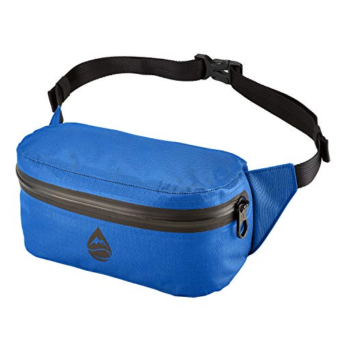 Skog Å Kust FannySåk Airtight & Waterproof Floating Waist Bag | for Kayaking, Rafting, Boating, Swimming, Camping, Hiking, Beach, Fishing | Blue