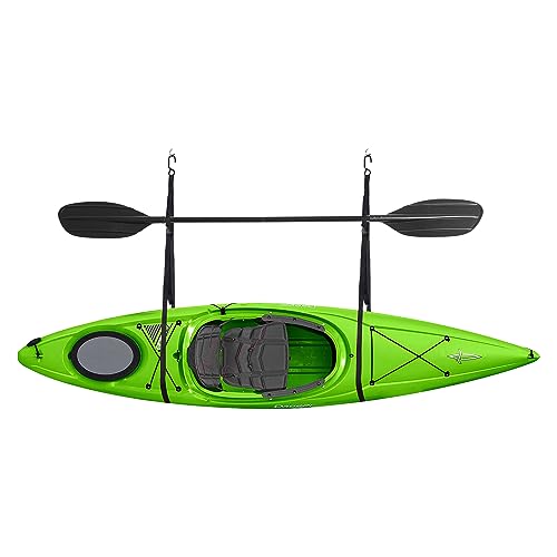 Single Kayak Rack - 55lb Capacity Storage Straps for Surfboards, Paddleboards, and Canoe - Kayak Hanger by RAD Sportz