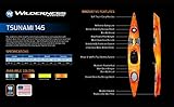 Wilderness Systems Tsunami 145 - Sit Inside Touring Kayak - Durable - Multiple Storage Options - 14.6 ft - Breeze Blue
