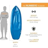 Lifetime Youth Wave Kayak (Paddle Included), Blue, 6'