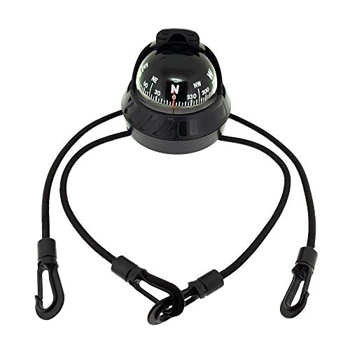 Sun Company SeaTurtl Kayak Compass - Full-Size Mountable Marine Compass with Adjustable Hood