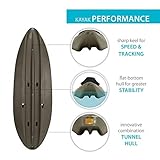 Lifetime Sport Fisher Single or Tandem Kayak, 10 Feet, Olive Green