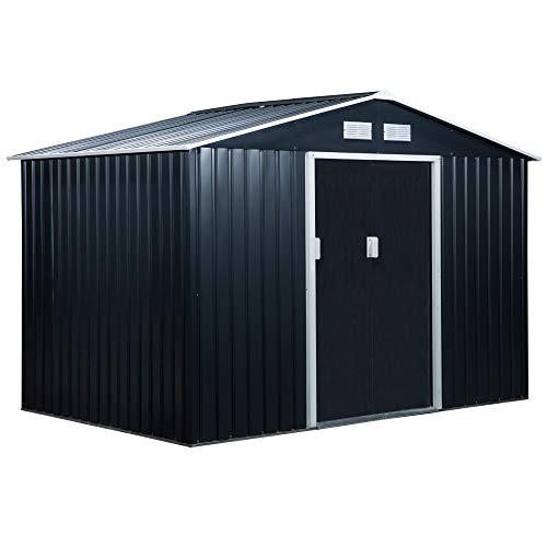 Outsunny pre-fabricated metal shed