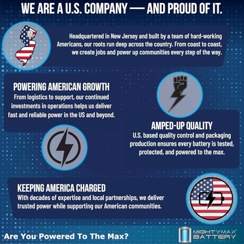 ML9-12 - 12 Volt 9 AH, F2 Terminal, Rechargeable SLA AGM Battery,Pack of 1