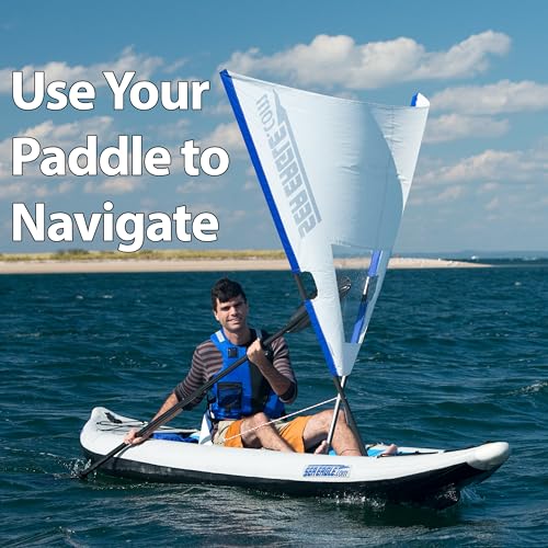 Sea Eagle QuikSail- Universal Kayak Quick Sail - Easy Setup