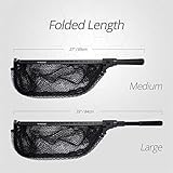 KastKing Madbite Fishing Net Folding Landing Nets, 24 inch Hoop Size(Improved Telescopic Handle)