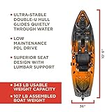 Old Town Sportsman PDL 106 Pedal Fishing Kayak (Ember Camo)
