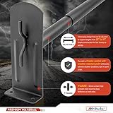 AA-Racks Model DX36 Universal Pickup Truck Cap & Topper 3 Bar Ladder Roof Van Rack System Adjustable Steel Cross Bars - Sandy Black