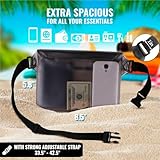 AiRunTech Waterproof Fanny Pack,Waterproof Pouch for Phone Passport Wallet Purse with Waist Strap,Floating Waterproof Bags for Travel Beach Swimming Kayaking Boating Pool Accessories
