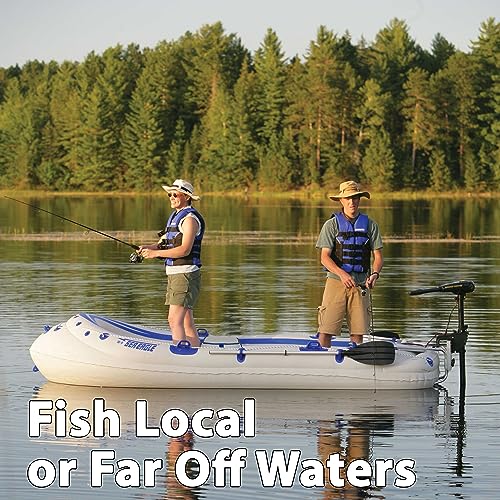 Sea Eagle SE9 Inflatable Motormount Boat - Fisherman's Dream Package