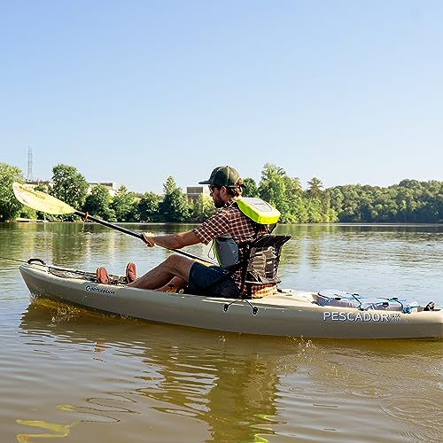 perception Pescador Pro 10 | Sit on Top Fishing Kayak with Adjustable Lawn Chair Seat | Large Front and Rear Storage | 10' 6