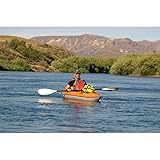 Advanced Elements Lagoon 1 Person Inflatable Kayak,Orange/Gray