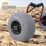 Bonnlo Kayak Cart Trolley Canoe Paddle Board Boat Cart Carrier Dolly with 12