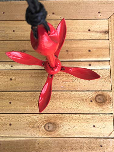 Airhead Complete Grapnel Anchor System , Black , 3.5 LBS, 25' ROPE, A-2