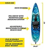 Ocean Kayak Malibu Pedal Recreational Kayak (Seaglass, 12 Feet)