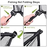 Fly Fishing Landing Net, Bass Trout Net, Fly Fishing Gear Accessories- Fishing Gifts for Man Father Grandpa