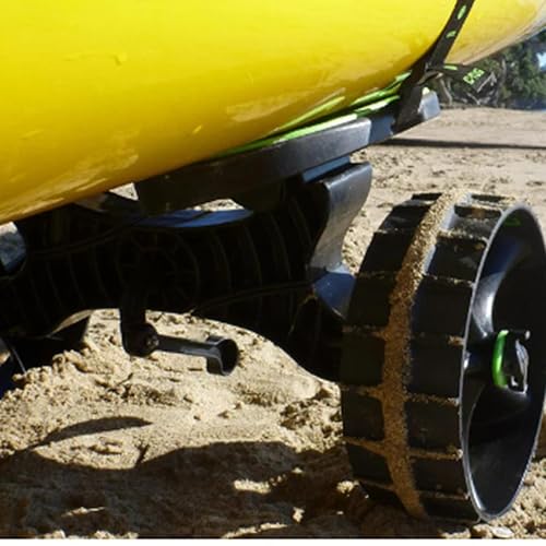 RAILBLAZA Genuine C-Tug Kayak Cart Dolly - Puncture-Free Wheels Canoe Cart Trailer with 260 lb Load Capacity - Portable & Foldable Heavy-Duty Boat Dolly & Kayak Accessories