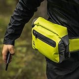 Aquapac Heavy Duty Waterproof Waist Pack Acid Green, Made in the UK, 3 Litre Capacity, Travel Essential, 5 Year Warranty, Hiking, Mountain Biking, Running Accessory