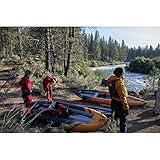 Aquaglide McKenzie 105 Inflatable Kayak - 1 Person Whitewater Kayak,Orange