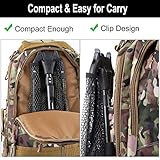 PLUSINNO Fishing Net Fish Landing Net, Foldable Collapsible Telescopic Pole Handle, Durable Nylon Material Mesh, Safe Fish Catching or Releasing (16