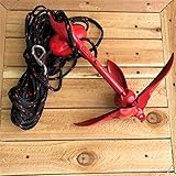 Airhead Complete Grapnel Anchor System , Black , 3.5 LBS, 25' ROPE, A-2